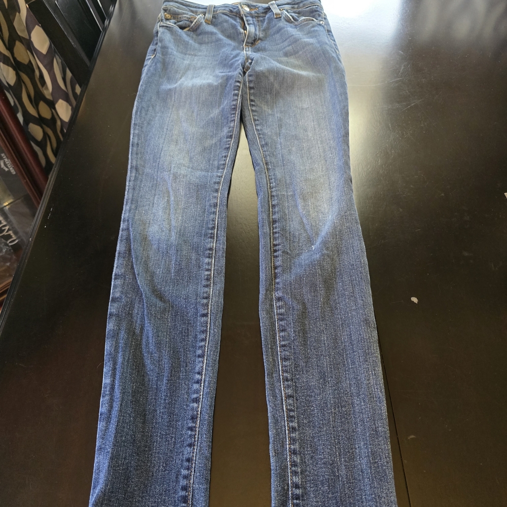 Joe's Jeans Honey Curvy Skinny Blue Denim Jeans Button Zip Pockets TVHCC35752